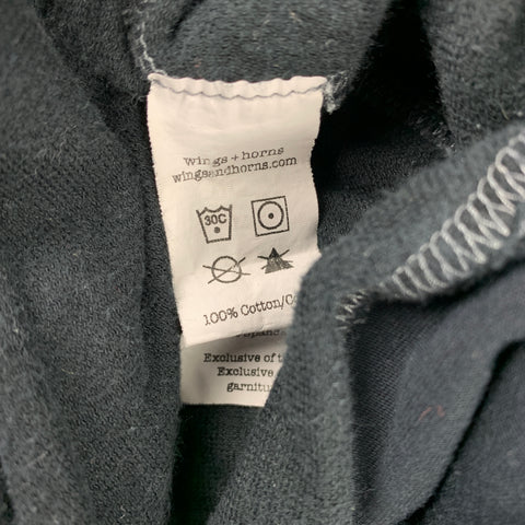 WINGS + HORNS Size S Grey Cotton Sweatpants Shorts