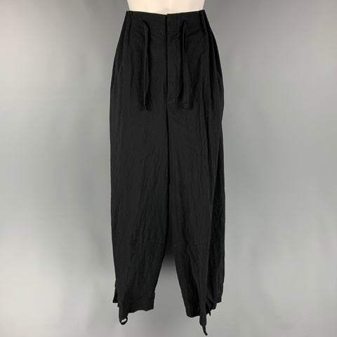 Y-3 by YOHJI YAMAMOTO Size M Black Polyamide Wide Leg Casual Pants