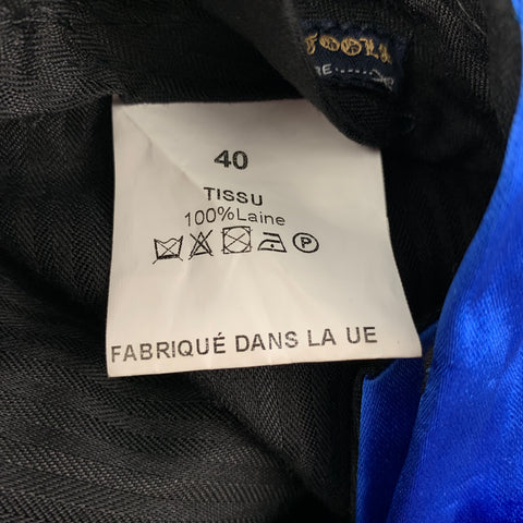 LORDS & FOOLS Size 32 Blue Wool Zip Fly Dress Pants