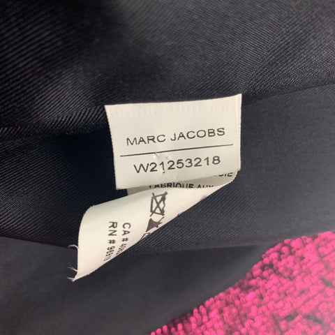 MARC JACOBS Veste croisée texturée en laine mélangée rose