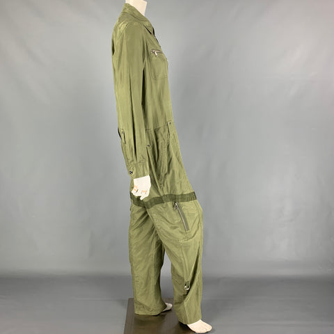 POLO par RALPH LAUREN Taille 8 Combinaison en coton et soie mousse