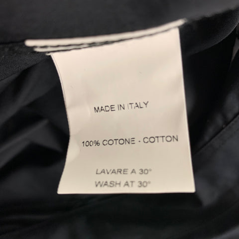 MOSCHINO Size XXL Black Cotton Button Up Long Sleeve Shirt