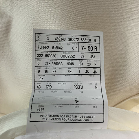 GUCCI Size 34 Beige Solid Wool  Silk Zip Fly Dress Pants