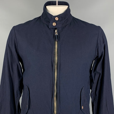 45rpm Size L Indigo Cotton Zip Up Jacket