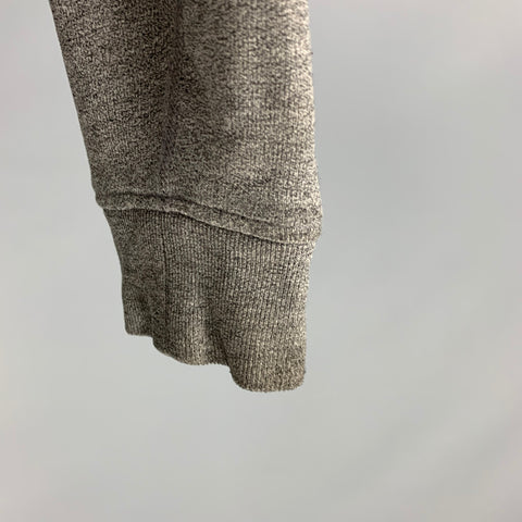 JOHN ELLIOTT Taille S Sweat à capuche en coton et polyester gris chiné