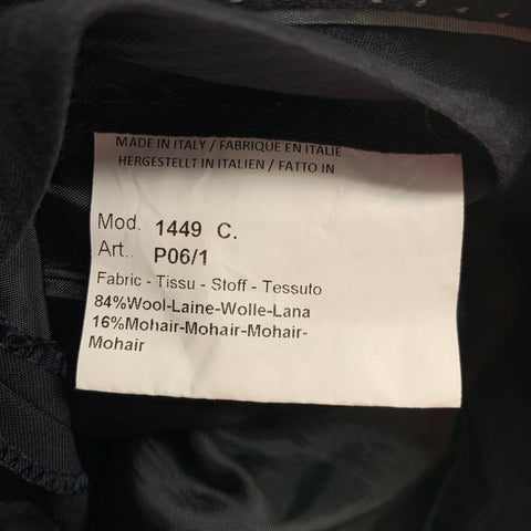 PAUL SMITH x BARNET'S NEW YORK Size 30 Black Wool / Mohair Tuxedo Dress Pants
