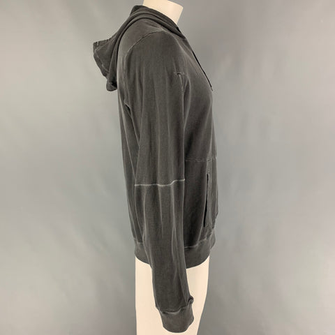 ACRONYM SS 15 Size XL Charcoal Wash Cotton Hooded S7-C  Sweatshirt