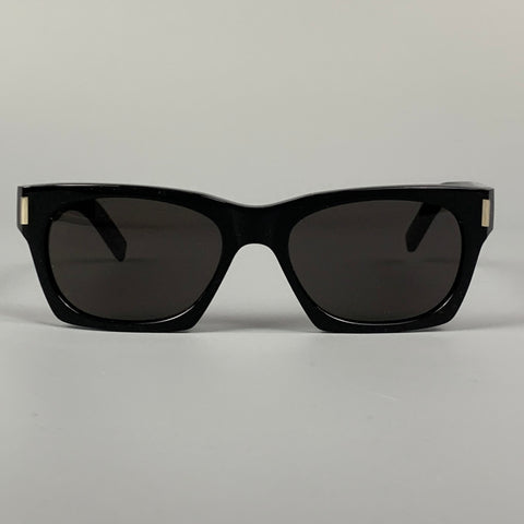 SAINT LAURENT Black Acetate Sunglasses