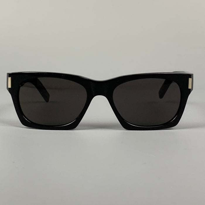 SAINT LAURENT Black Acetate Sunglasses