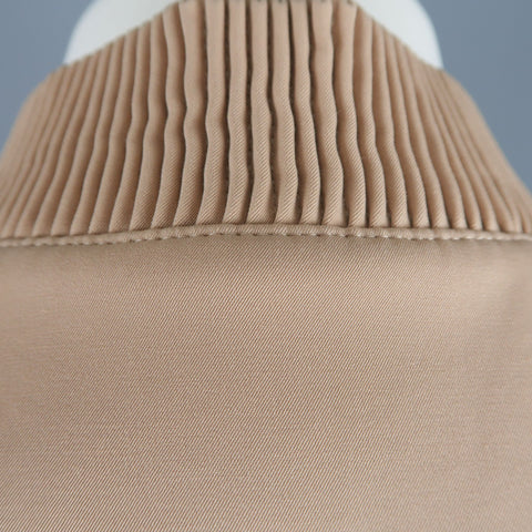 CALVIN KLEIN COLLECTION Spring 2015 Runway 38 Blush Nude Tan Bomber Jacket