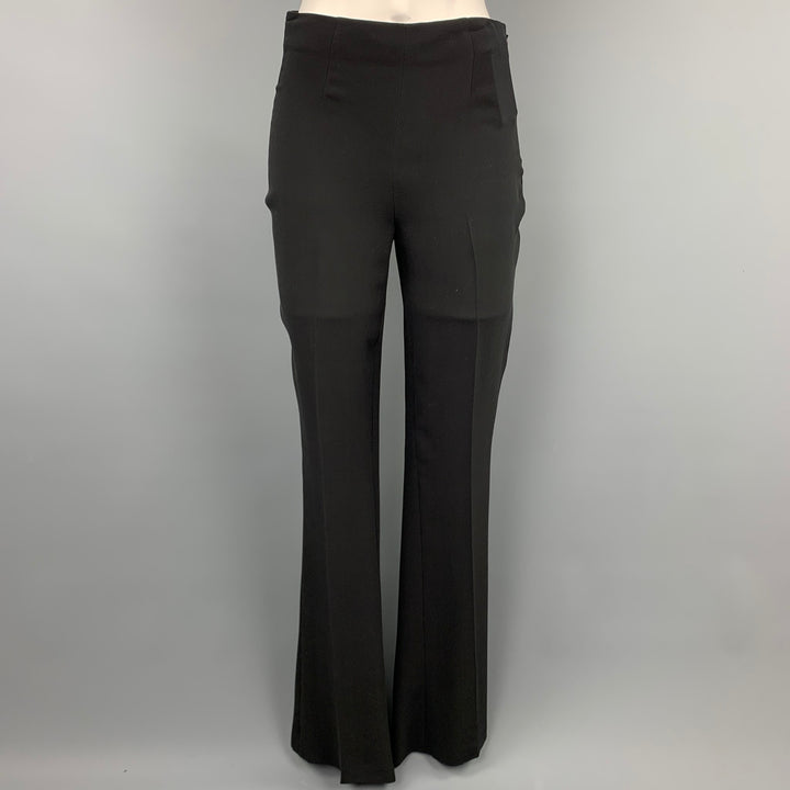 RALPH LAUREN Collection Size 2 Black Silk Dress Pants