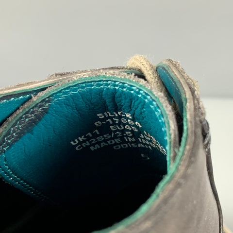 Zapatos con cordones de cuero degradado gris talla 12 de TED BAKER