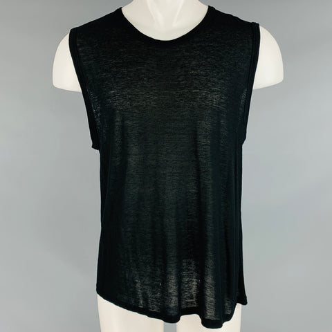 ALEXANDER WANG Taille M T-shirt sans manches en jersey noir