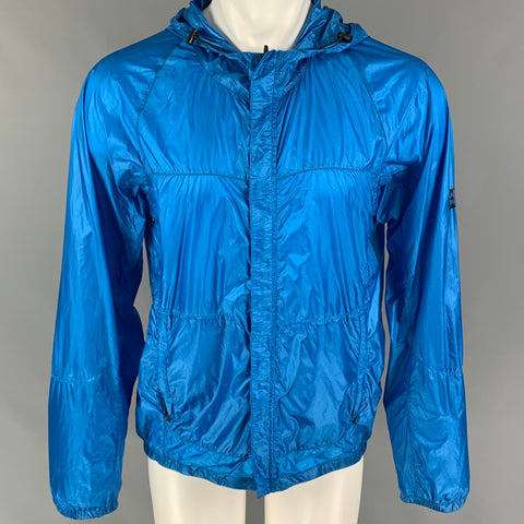 ISAORA Size S Royal Blue Nylon Windbreaker Jacket