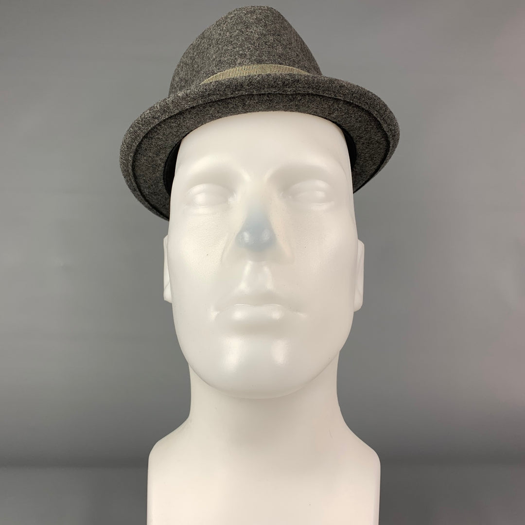 RAG & BONE Size S Gray Textured Wool Hat