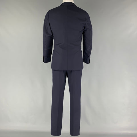 SUIT SUPPLY Size 36 Navy Wool Notch Lapel Suit