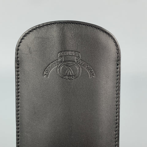 GHURKA Black Leather Eyewear Case