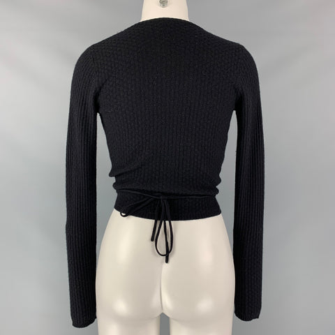 CASHMERE OTOÑO Talla S Cárdigan Seda / Cachemir Negro