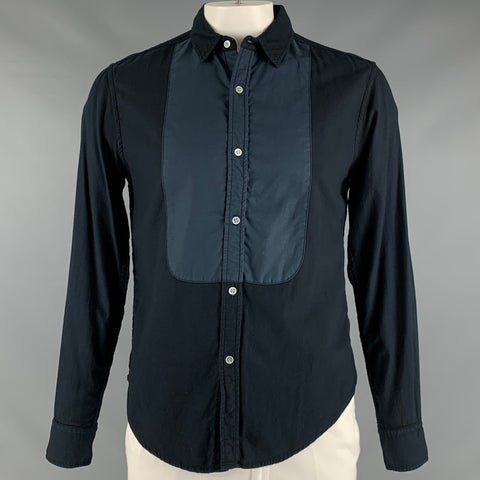BAND OF OUTSIDERS Taille L Chemise à manches longues boutonnée en coton noir