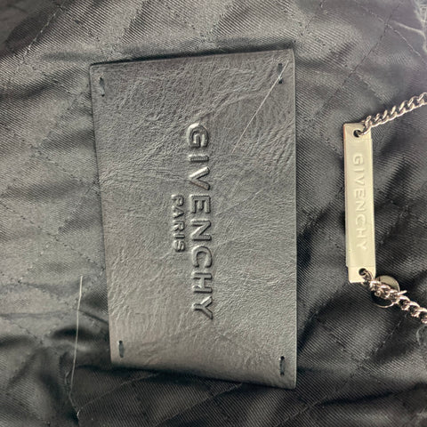 GIVENCHY AW 18 Size S/M Black White Faux Fur Modacrylic Oversized Coat