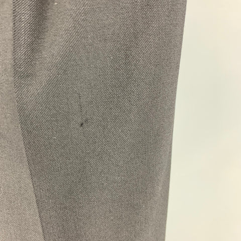 DOLCE & GABBANA Size 38 Black Wool Blend Tuxedo Dress Pants