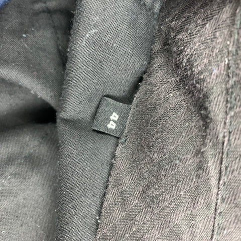 THE KOOPLES Taille 28 Pantalon habillé en laine bleu marine avec braguette zippée