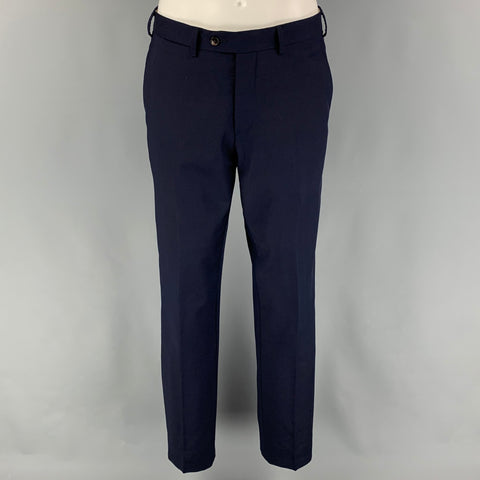 SUIT SUPPLY Size 36 Navy Wool Notch Lapel Suit