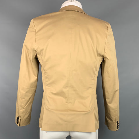 PS by PAUL SMITH Size 40 Khaki Cotton Sport Coat