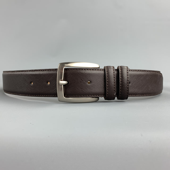 PAUL TAYLOR Size 32 Brown Leather Belt
