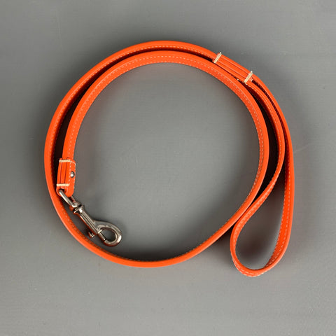 GOYARDDog Leash Orange Monogram Leather Leather Goods