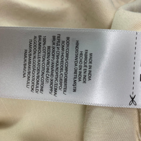 POLO by RALPH LAUREN Chaqueta con cuentas de algodón beige talla M