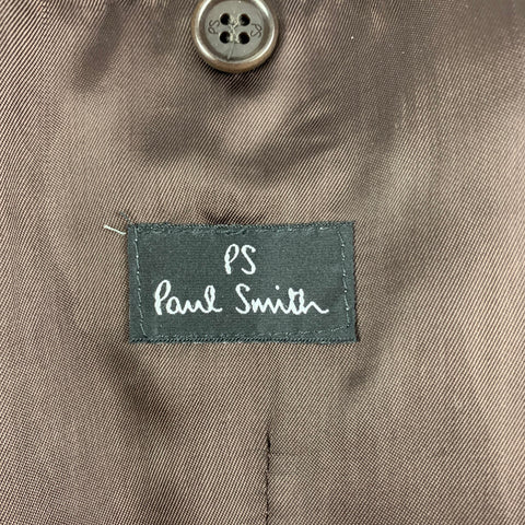 PS by PAUL SMITH Size 38 Burgundy Velvet Cotton Jacket