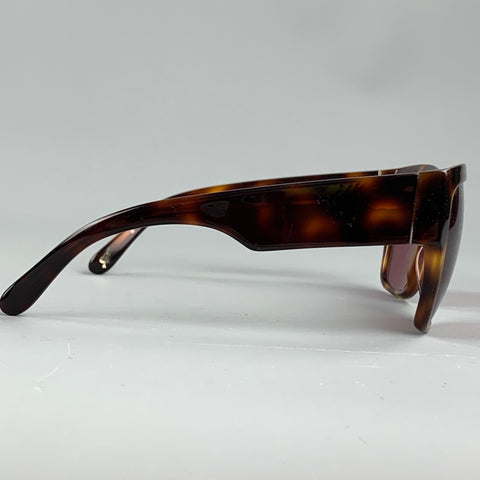 PAUL SMITH Brown Tortoise Acetate Square Sunglasses