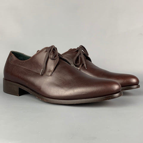 HARRYS OF LONDON Taille 10,5 Chaussures à lacets en cuir marron