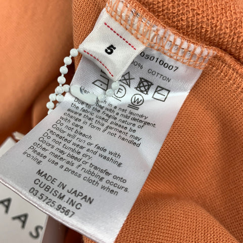 VISVIM Sudadera con capucha Jumbo de algodón naranja talla XL