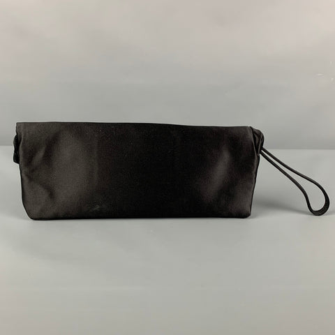 HELMUT LANG Black Nylon Clutch Wristlet
