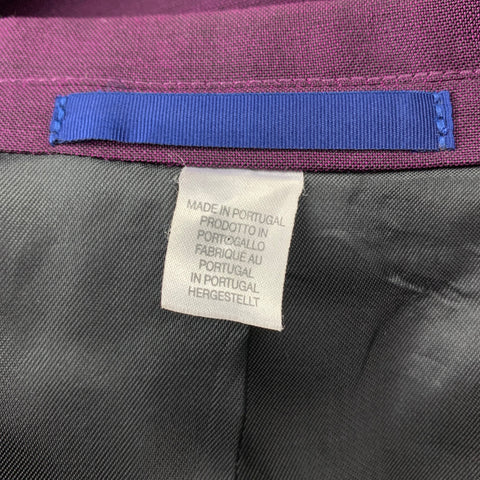 PS by PAUL SMITH Size 42 Purple Wool / Mohair Notch Lapel Suit