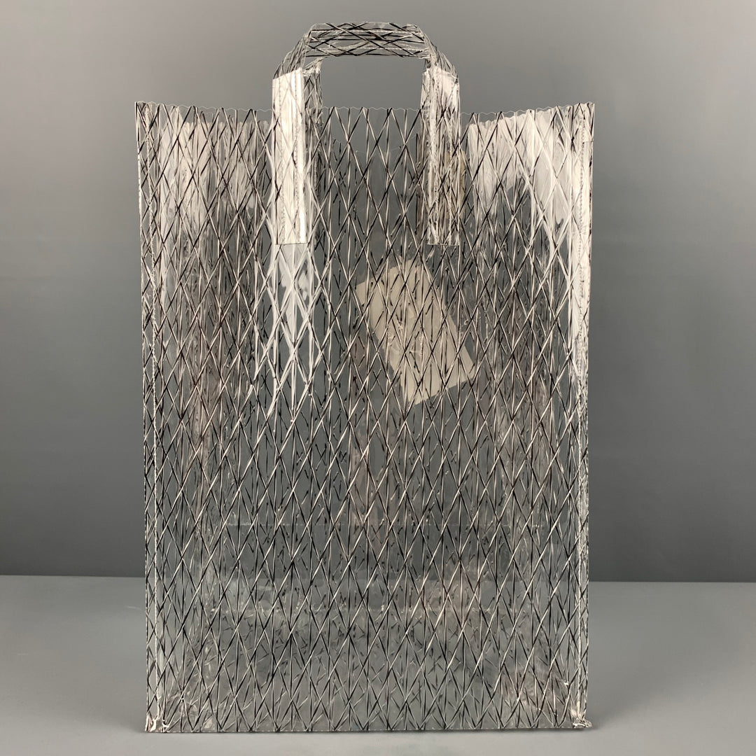 LA FORTUNA Clear Argyle PVC Tote Bags