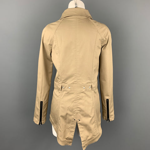 VERONICA BEARD Size 4 Khaki Cotton / Polyurethane Jacket