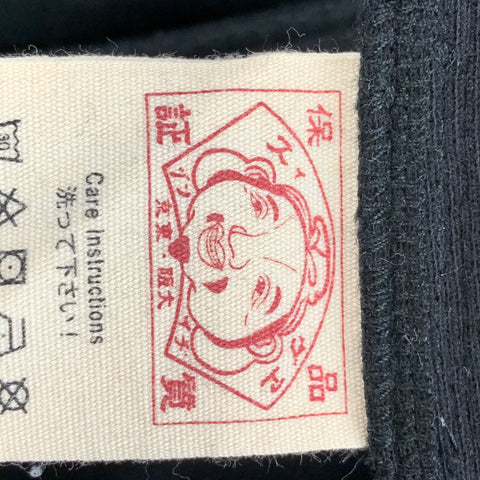 EVISU Talla M Pantalones casuales cargo de algodón negro