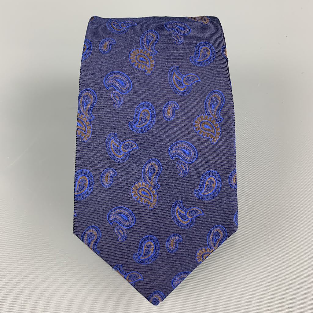 小物 Neck tie Cotton Paisley Print (Navy ) Amazon.com: HISDERN Ties for Men Blue Paisley Tie and Pocket