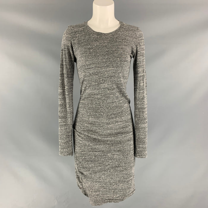 ISABEL MARANT Size 6 Grey Heather Cotton Dress