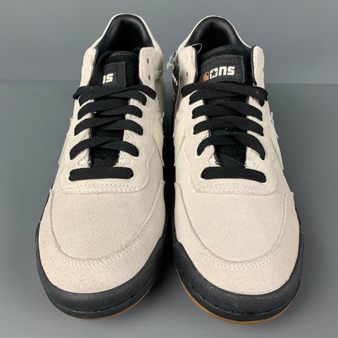 CONVERSE x CARTHARTT WIP Size 9.5 White Black Suede Sneakers