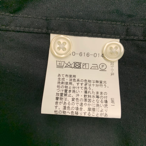 COEN JAPAN Size M Black Cotton Button Up Long Sleeve Shirt