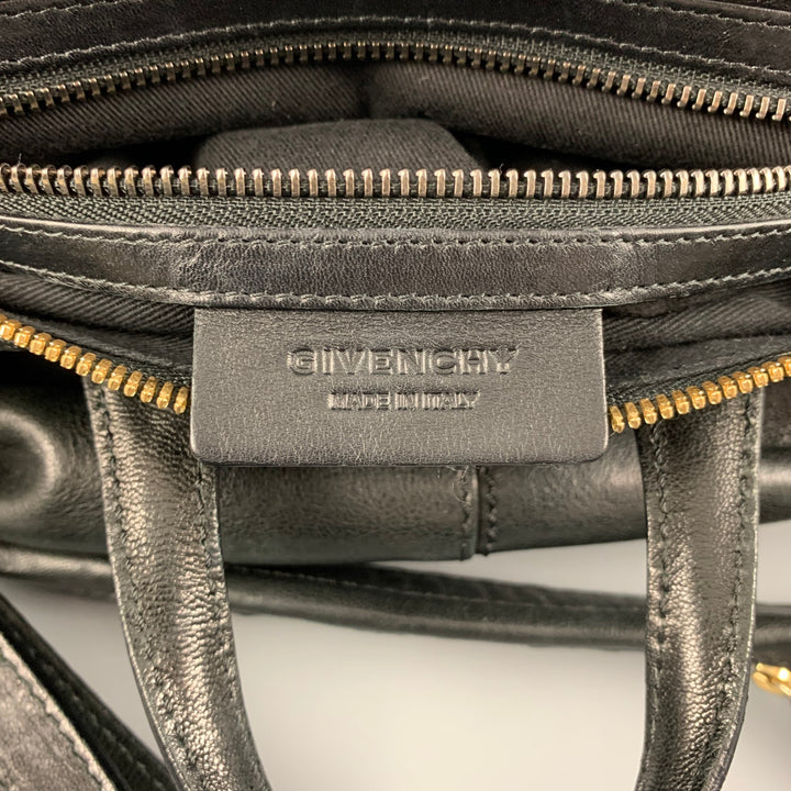 GIVENCHY Black Leather Cross Body Handbag