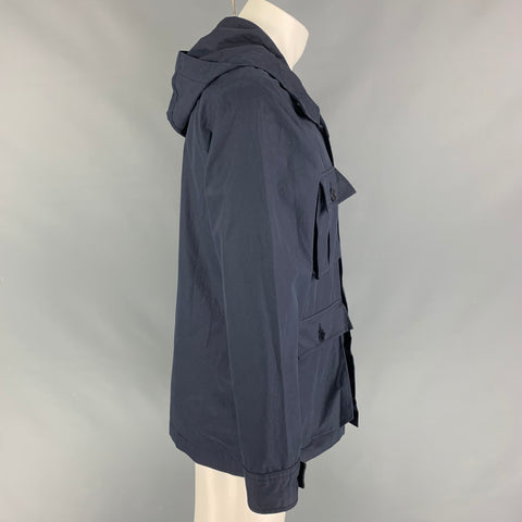 F.S.C. Size S Navy Cotton Hooded Jacket