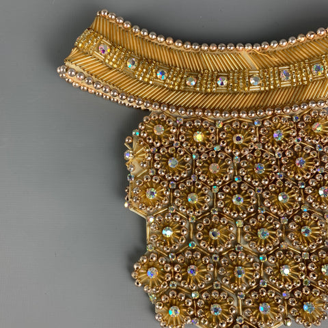 Collier de collier de perles d’or VINTAGE