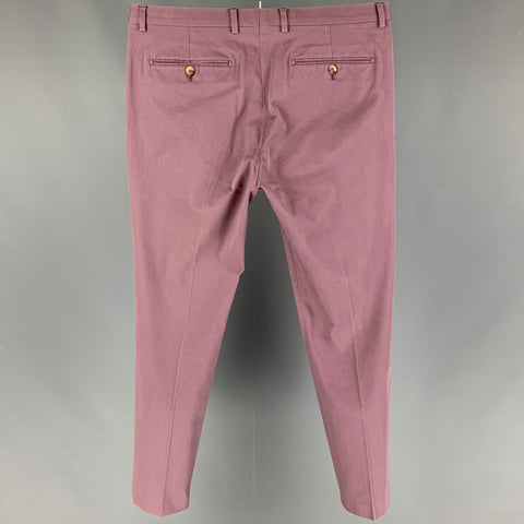 GUCCI Size 34 Purple Flat Front Casual Pants