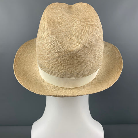 Vintage MAKINS Natural Woven Straw Hat