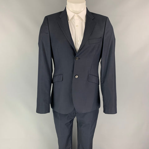ACNE STUDIOS Size 38 Navy Wool Notch Lapel Suit